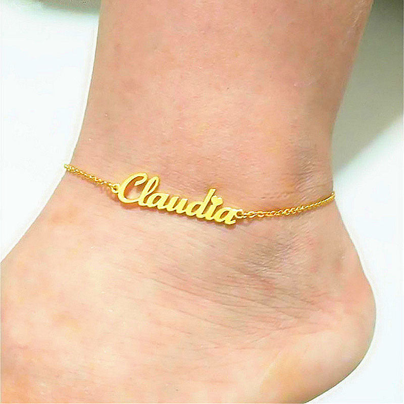 Amore Name Anklet