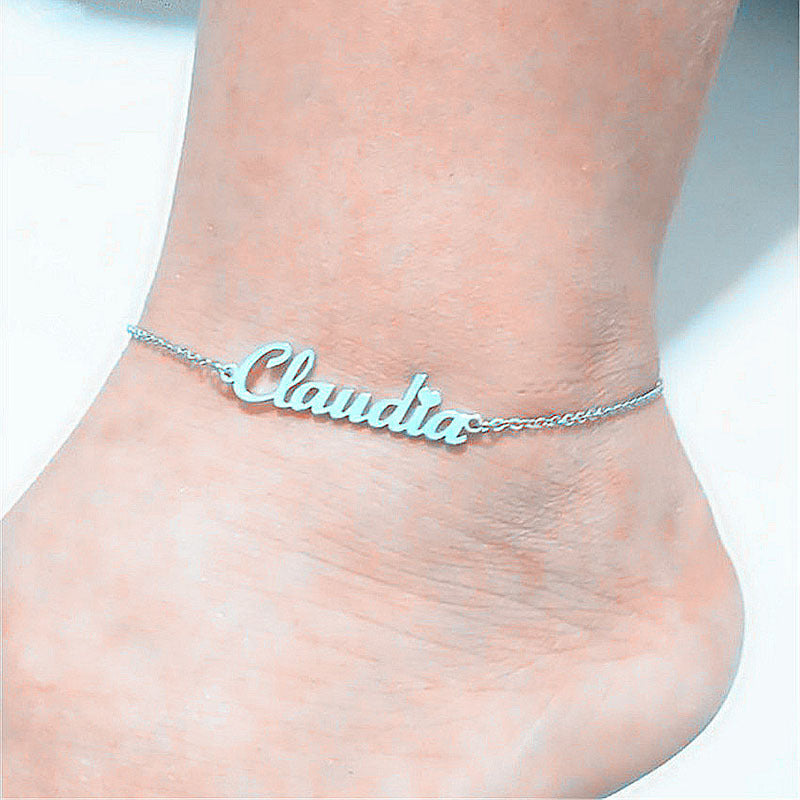 Amore Name Anklet