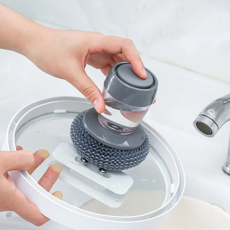 Soap Dispensing Brush