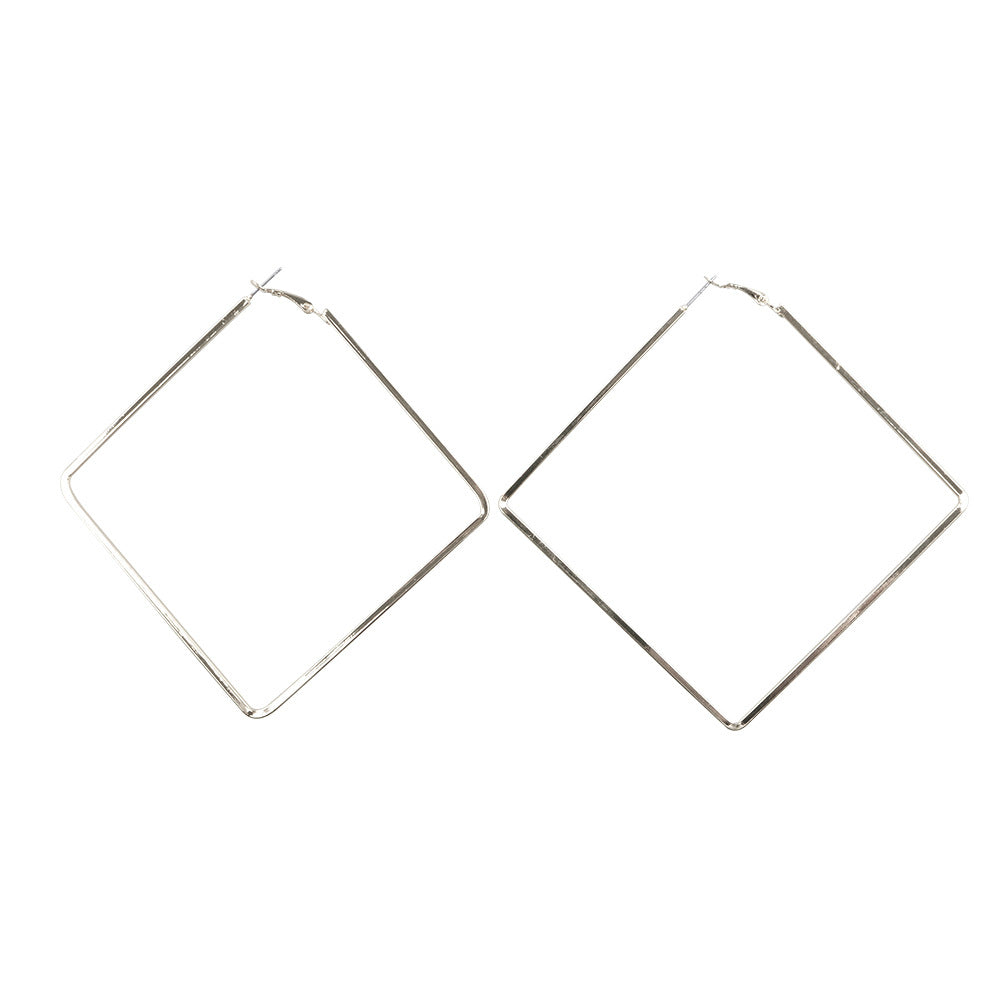 Geometric Diamond Earrings