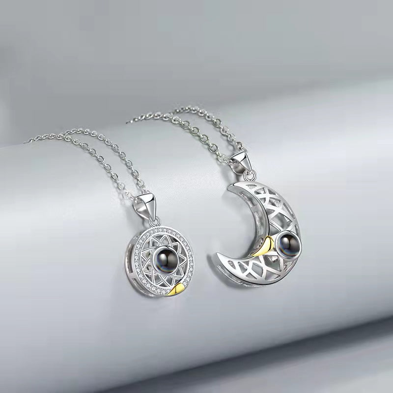 Amore Star Moon Necklace