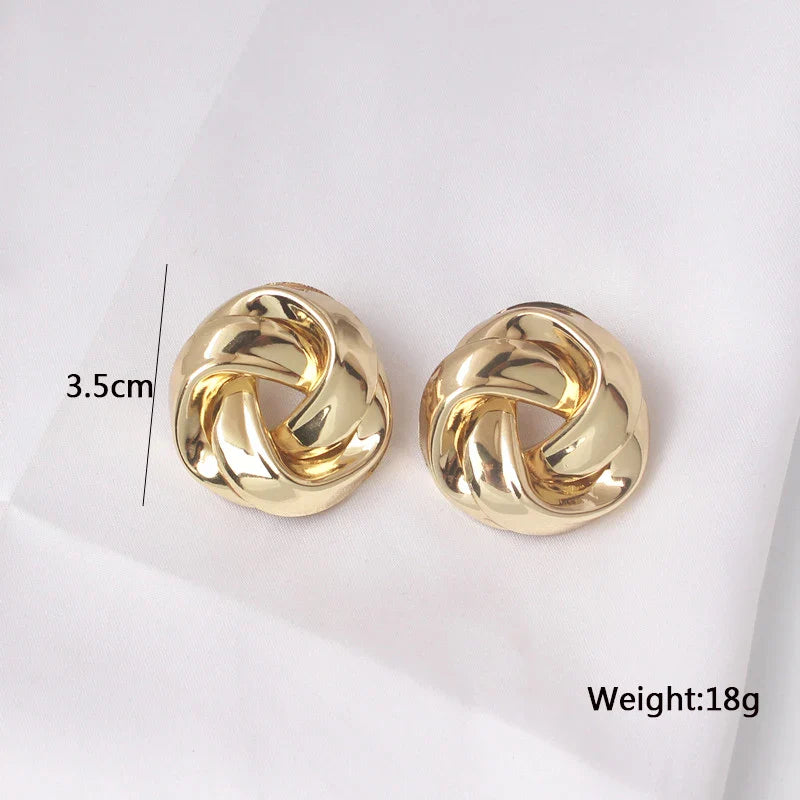 Twisted Stud Earrings