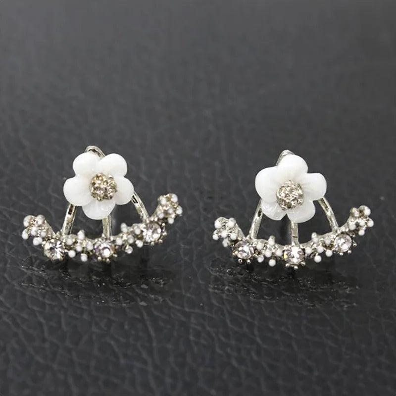 Flower Double Sided Earrings