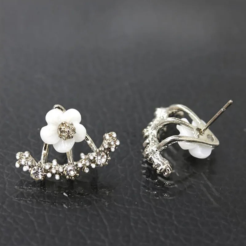 Flower Double Sided Earrings