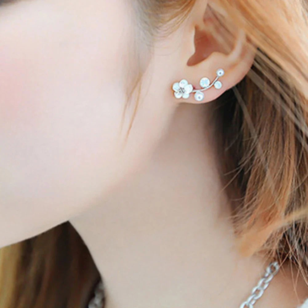 Leaf Flower Earrings