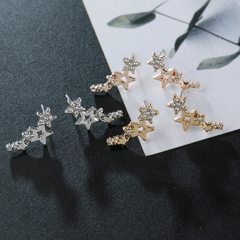 Shiny Star Earrings