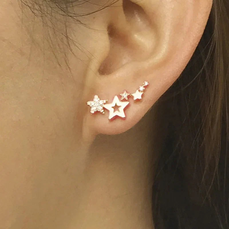 Shiny Star Earrings