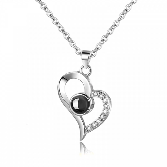 Amore heart drop Necklace